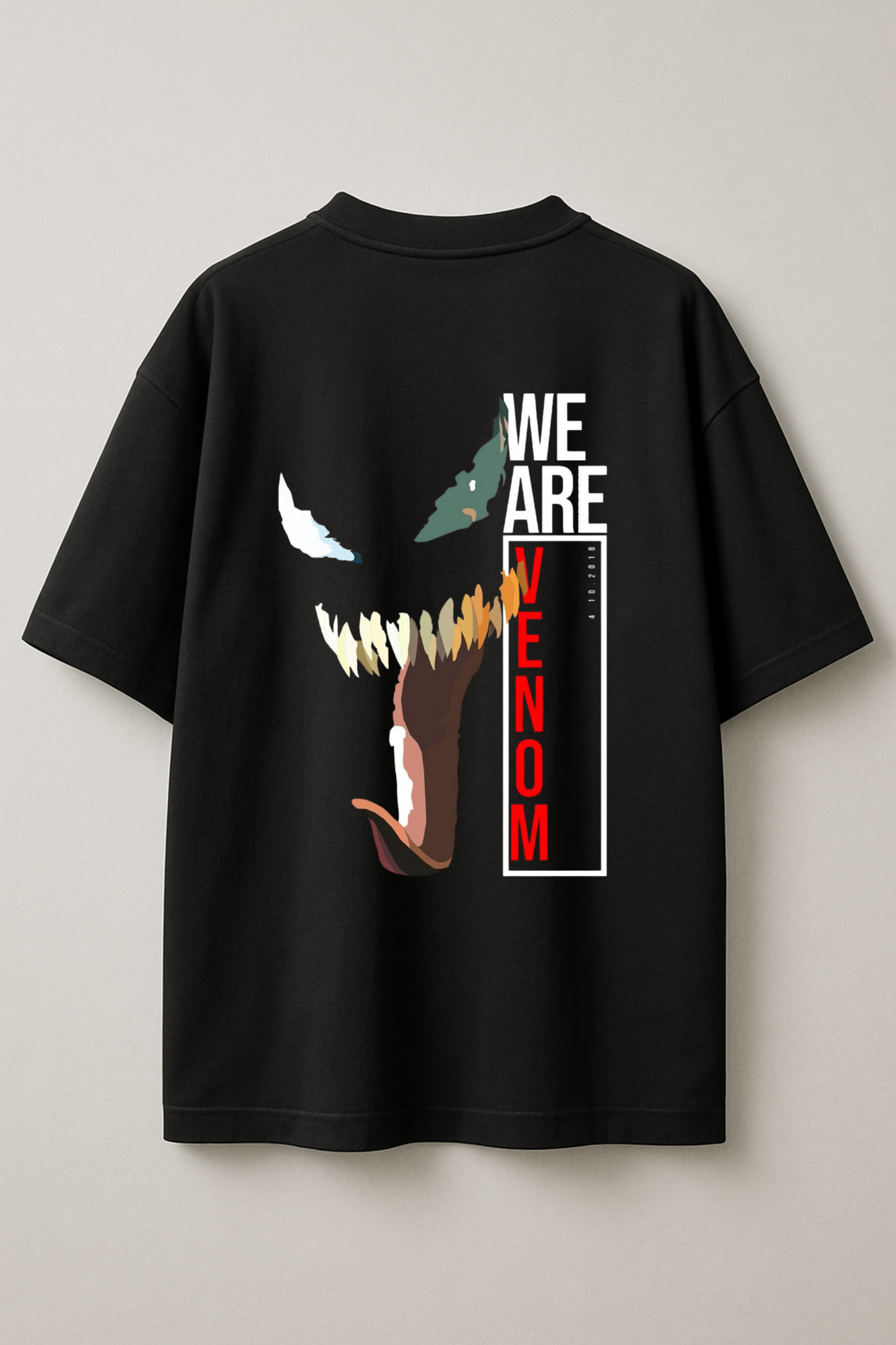 We Are Venom” Oversized Graphic Tee