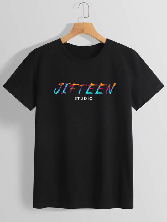 JIFTEEN STUDIO Neon Vibe Tee – Black Edition